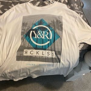men’s young and reckless tee